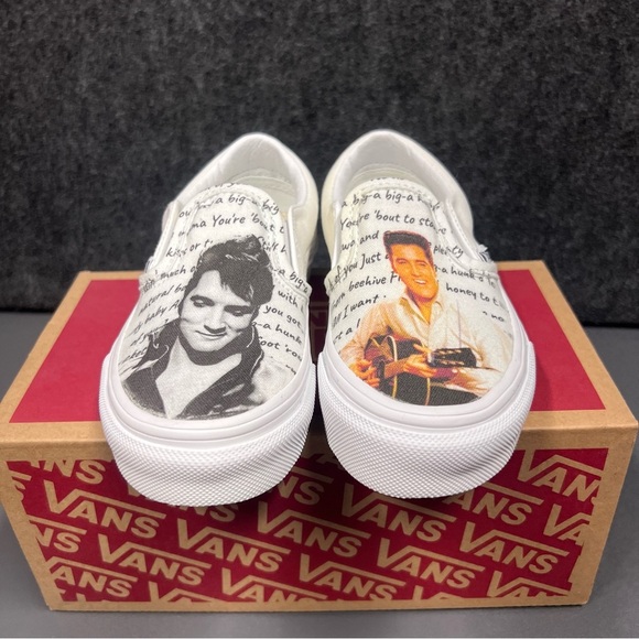Vans Classic “Elvis” Youth Slip On Size 11 - Picture 2 of 15